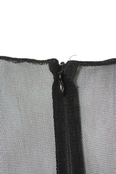 Katharine Kidd Women Sleeveless V-Neck Black Polyester Jumpsuit Zip Size 6