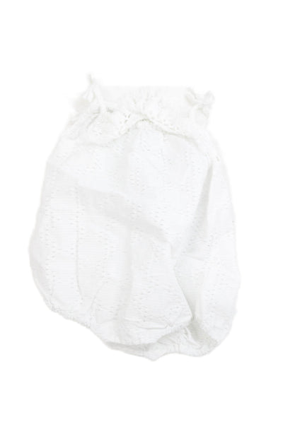 Dolce & Gabbana Girls Sleeveless Lace Detail Sleeveless One Piece White Size 9-1