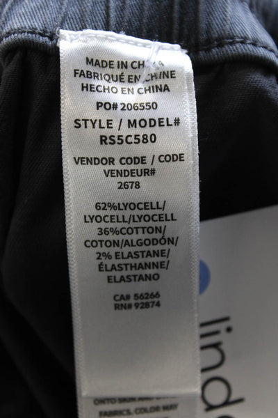 Splendid Women Jogger Pants Gray Lyocell Drawstring Inseam 25 Size S
