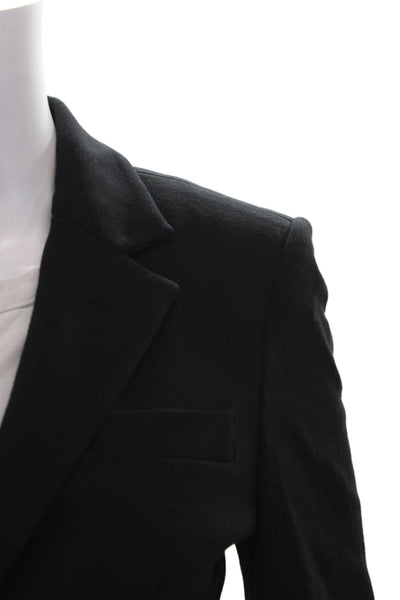 Exclusive for Intermix Womens Black Polyester Blazer Long Sleeve Size XS