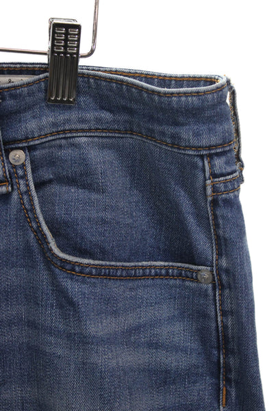 Rag & Bone Womens Ankle Jeans Blue Low Rise Cotton Inseam 27 Size 31