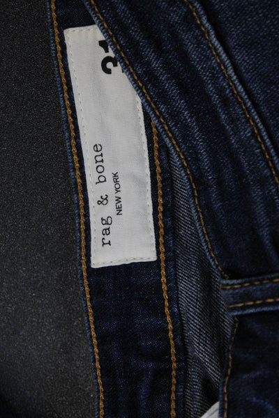 Rag & Bone Womens Straight Blue Cotton Jeans Size 31
