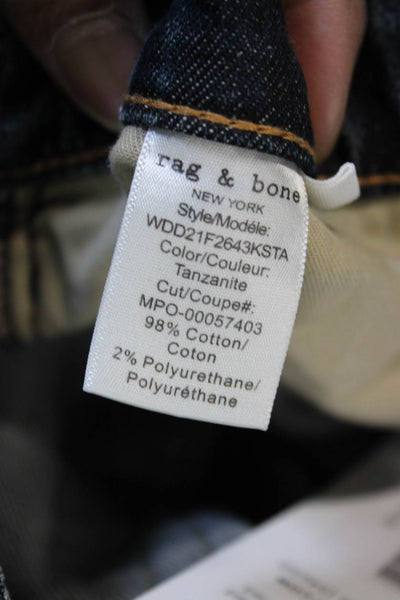Rag & Bone Mens Straight Jeans Blue Cotton Size 30
