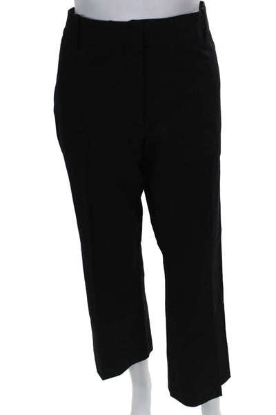 Frame Womens Cropped Black Cotton Jeans Button Fly Size 12