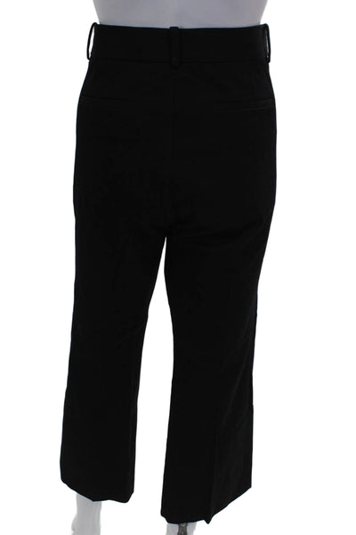 Frame Womens Cropped Black Cotton Jeans Button Fly Size 12