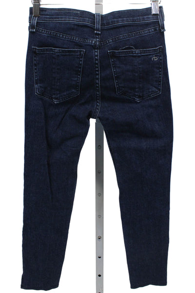 Rag & Bone Jean Womens Skinny Jeans Blue Cotton Size 24