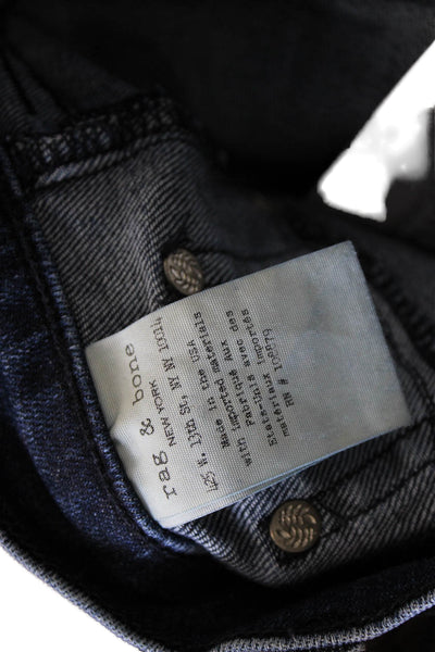 Rag & Bone Jean Womens Skinny Jeans Blue Cotton Size 24