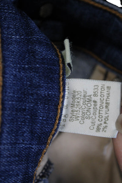 Rag & Bone Jean Women Skinny Blue Jeans Mid Rise Cotton Size 25