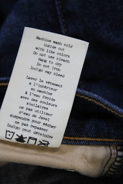 Rag & Bone Jean Womens Ankle Jeans Blue Cotton Size 24