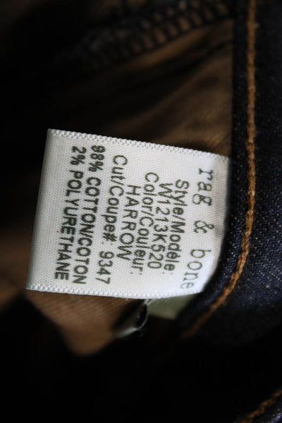 Rag & Bone Jean Womens Skinny High Rise Blue Cotton Jeans Size 24
