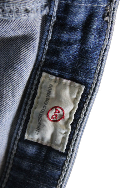 AG Adriano Goldschmied Womens Skinny Jeans Blue Cotton Size 24