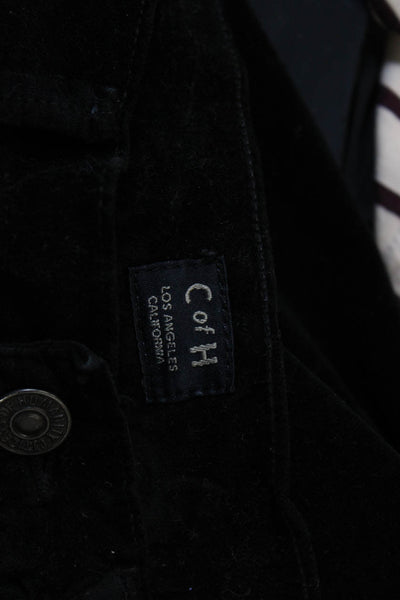 C of H Los Angeles Women Black Ankle Pants Supima Cotton Inseam 24 Size 25