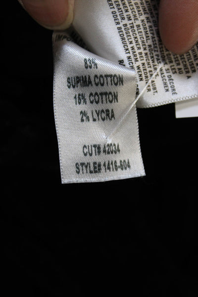 C of H Los Angeles Women Black Ankle Pants Supima Cotton Inseam 24 Size 25