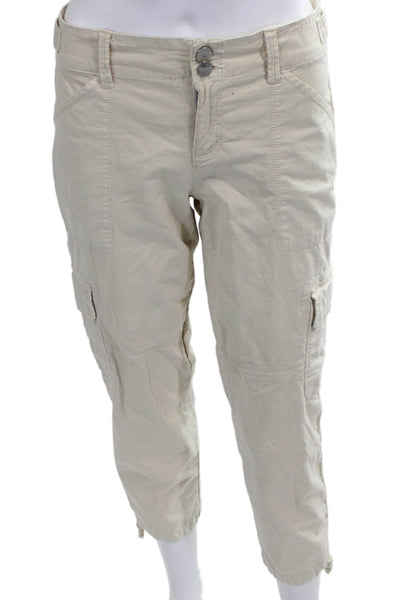 Sanctuary Women Cargo Pants Beige Cotton Inseam 24 Size 26