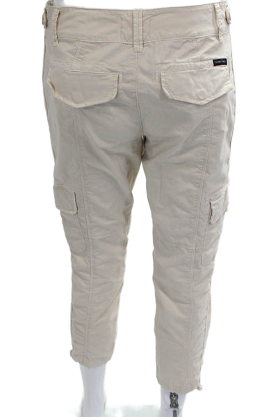 Sanctuary Women Cargo Pants Beige Cotton Inseam 24 Size 26