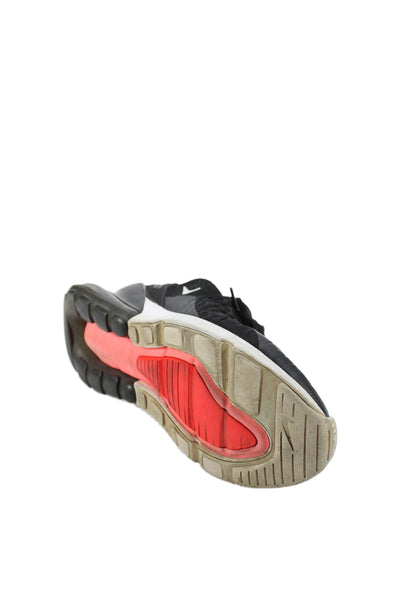 Nike Womens Chunky Sole Lace Up Sneakers Black Size 8.5