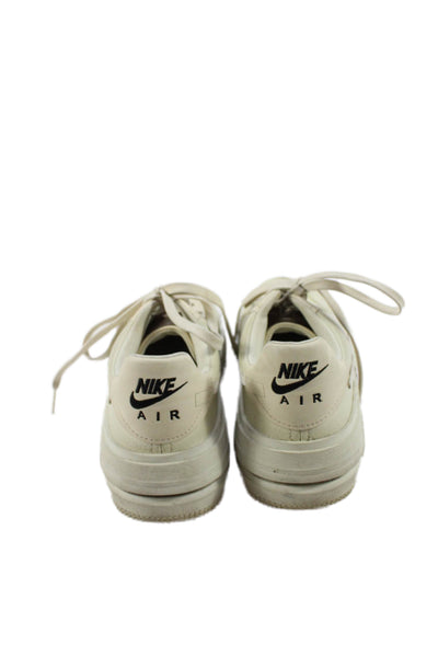 Nike Womens Leather Paneled Athletic Sneakers White Size 7.5