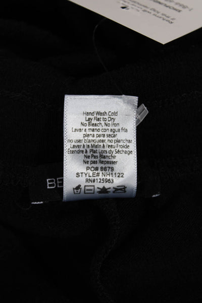 Beyond Yoga Womens Capri Pants Black Polyester Drawstring Size S