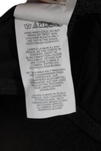 J Crew Womens Bikini Top Black Polyamide Size S