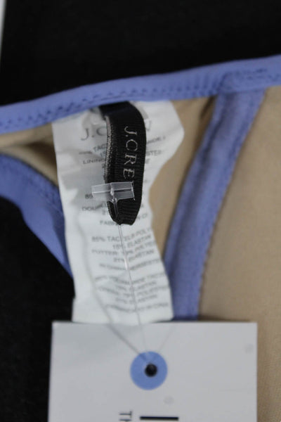 J Crew Women Purple Bikini Top 85% Tactel Polyamide Size S