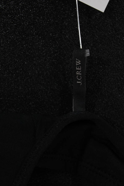 J Crew Womens Bralette Black Nylon Hook and Eye Size XS