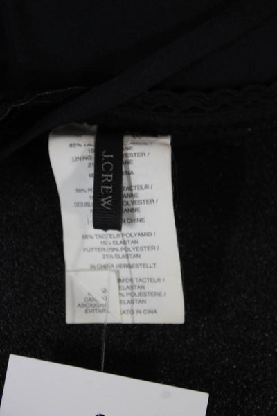 J Crew Women Bikini Top Black Polyamide Solid Size S