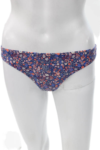 J Crew Womens Floral Multicolor Nylon Bikini Bottoms Size XS