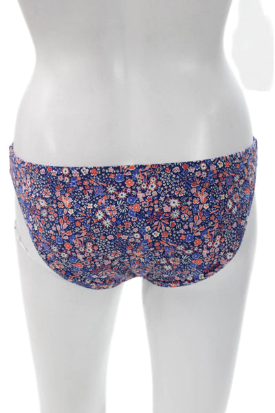 J Crew Womens Floral Multicolor Nylon Bikini Bottoms Size XS