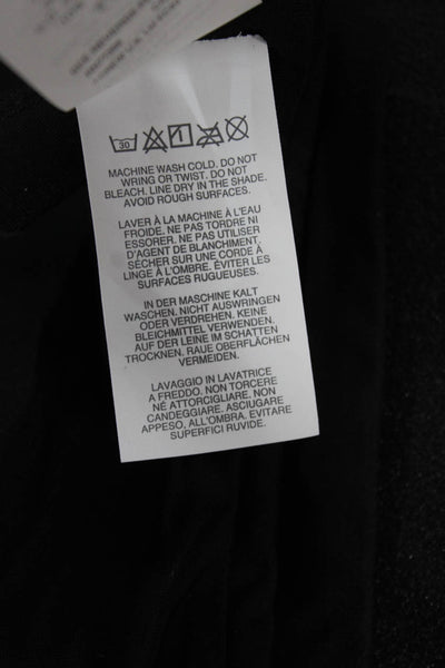 J Crew Womens Bikini Bottoms Black Polyamide Size S
