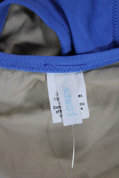 J Crew Women Bikini Bottoms Nylon Blue Size XS