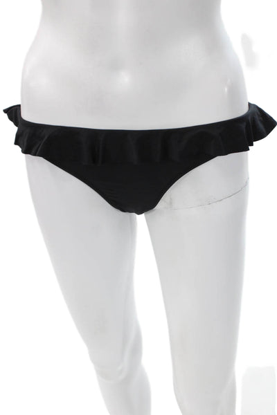 J Crew Womens Bikini Bottoms Black Polyamide Solid Size XS
