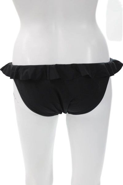 J Crew Womens Bikini Bottoms Black Polyamide Solid Size XS
