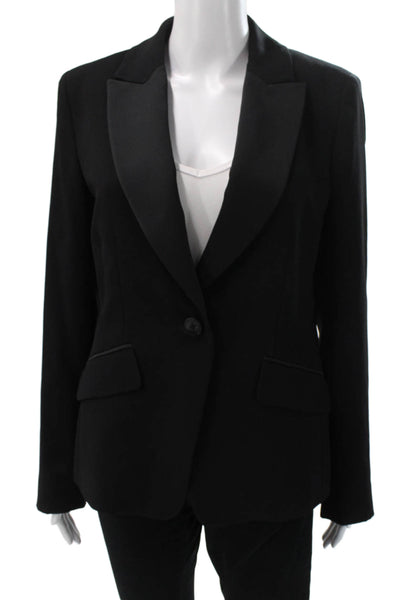 Marella Women Tuxedo Blazer Black Long Sleeve Size 10