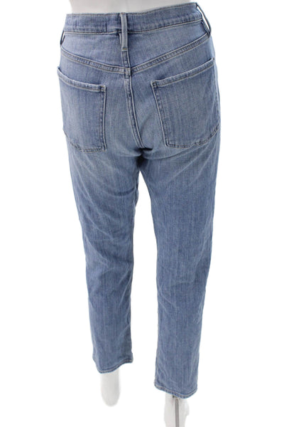 Frame Women Tapered High Rise Blue Jeans Size 27