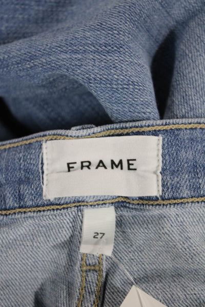 Frame Women Tapered High Rise Blue Jeans Size 27