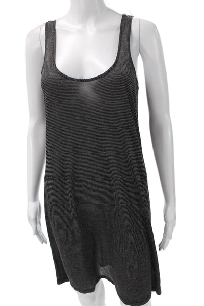 Rag & Bone Womens Striped Viscose Tank Dress Gray Mini Size M