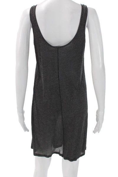 Rag & Bone Womens Striped Viscose Tank Dress Gray Mini Size M