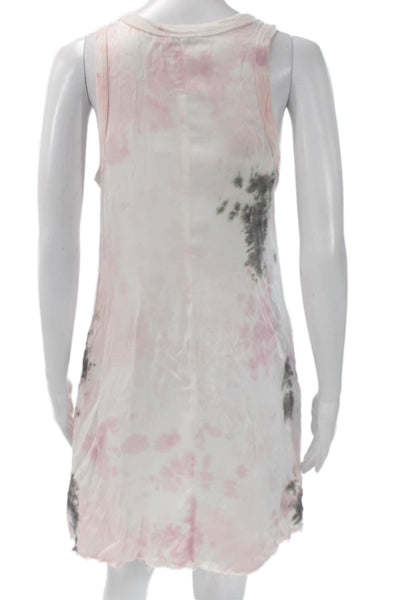 Nation LTD Womens Multicolor Tie Dye Viscose Tank Dress Sleeveless Size S