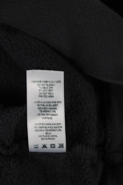 Sundry Womens Pullover Sweatshirt Spotted Gray Long Sleeve Size 1