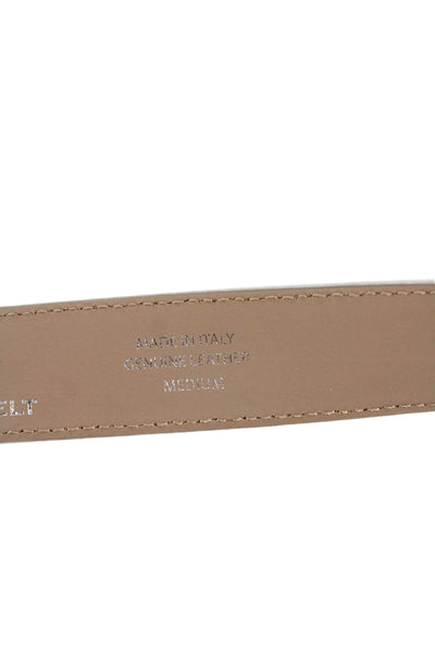 B Low The Belt Womens Medium Width Croc Embossed Leather Belt Brown Size Medium