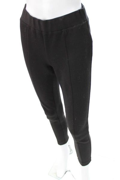 B New York Womens Ankle Leggings Black Viscose Size XS