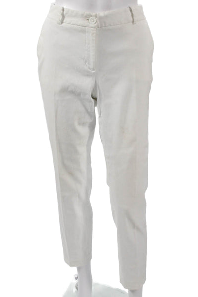Michael Michael Kors Women Ankle Pants White Viscose Size 6