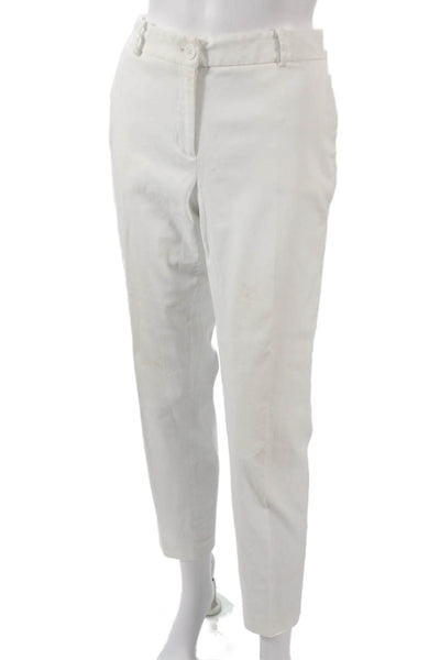 Michael Michael Kors Women Ankle Pants White Viscose Size 6