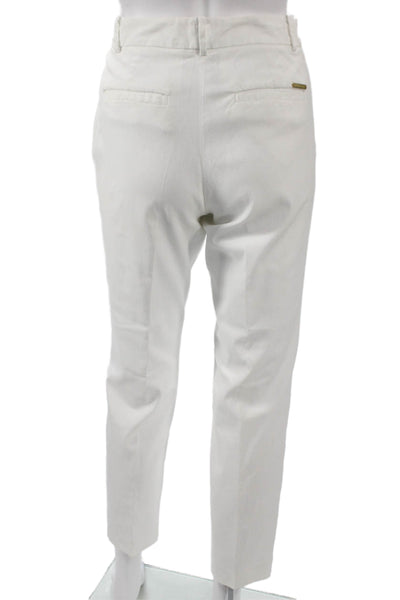 Michael Michael Kors Women Ankle Pants White Viscose Size 6