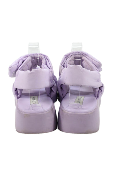 Steve Madden Womens Padded Bonkers Slingbacks Sandals Lavender Size 11
