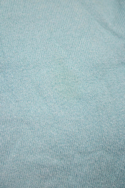 J. Mclaughlin Women Cotton Pullover Sweater Blue Round Neck Long Sleeve Size S