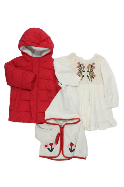 Hanna Andersson Zara Childrens Girls Sweater Jacket Dress Size 3-6 Mo Lot 3