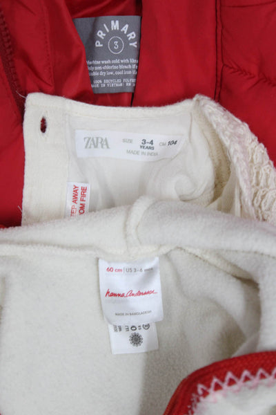 Hanna Andersson Zara Childrens Girls Sweater Jacket Dress Size 3-6 Mo Lot 3