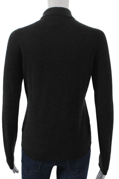 Max Mara Womens Wool Gray Turtleneck Pullover Long Sleeve Size S