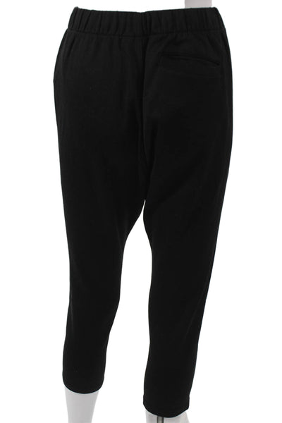 Y-3 Yohji Yamamoto Unisex Black Striped Jogger Pants Polyester Button Size 2XS